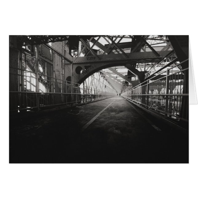 Arquitectura del puente de Williamsburg - Nueva Yo (Anverso (Horizontal))