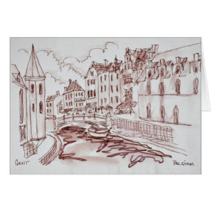 Arquitectura flamenca  Gante, Bélgica