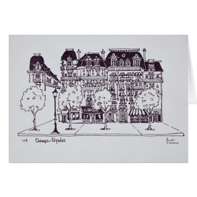 Arquitectura Haussmann | Campos Elíseos (Anverso (Horizontal))