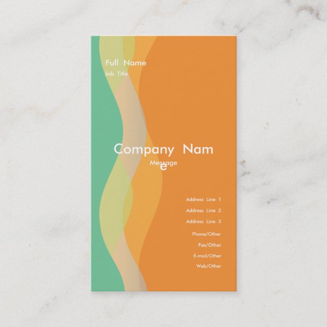 Arquitectura, tarjeta del espacio vital (Anverso)