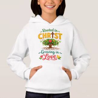 Arraigada en Cristo, creciendo en amor Sudadera co