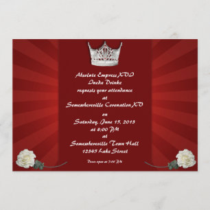 Arrastrar invitaciones de coronación de Personaliz