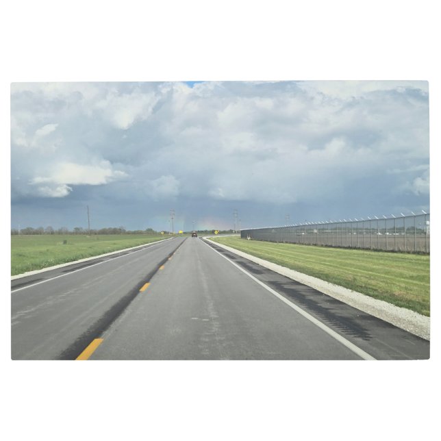 Arreciar arte en la pared Metalizado del arcoiris (Anverso)