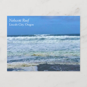 Arrecife de Nelscott, Lincoln City, postal de Oreg