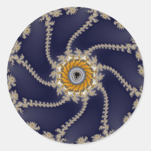 Arrecife fractal - Pegatina fractal