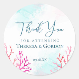 Arrecifes De Coral Costero Gracias Pegatinas