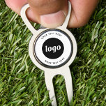 Arreglapiques De Golf Logotipo simple con promoción de negocios de texto<br><div class="desc">Añade tu propio logotipo y elección de texto a este diseño. Eliminar el texto superior o inferior si lo prefiere. Minimalista y profesional. Excelente como producto promocional para sus clientes y clientes.</div>