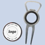 Arreglapiques De Golf Logotipo simple con promoción de negocios de texto<br><div class="desc">Añade tu propio logotipo y elección de texto a este diseño. Eliminar el texto superior o inferior si lo prefiere. Minimalista y profesional. Excelente como producto promocional para sus clientes y clientes.</div>