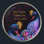 Arreglapiques De Golf Peacock Jewel Tones Mejor Bridesmaid novio regalo<br><div class="desc">Peacock Jewel Tones Best Bridesmaid groomsmen regalo boda favorece la herramienta de divot Bottle Opener con Marker. Los ricos colores y los intrincados motivos de pavo real le dan un toque de lujo. Esto le permite infundir sin esfuerzo los detalles de su boda con el encanto majestuoso de los pavos...</div>