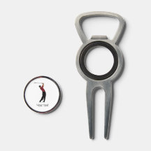 Personalizado Tiger Woods Logotipo Golf Divot y Pi
