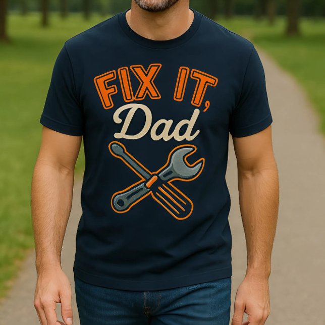 Arreglarlo, papá | Camiseta Retro Mecánica y Handy (Subido por el creador)