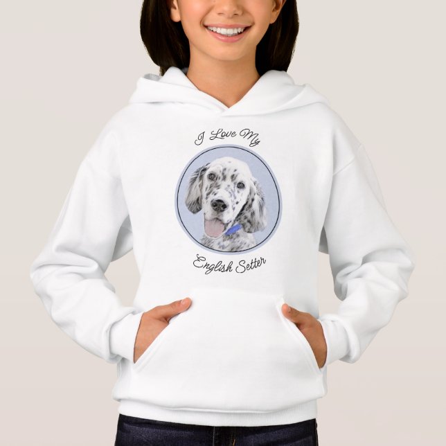 Arreglo de inglés azul Belton Pintura de perro (Anverso)