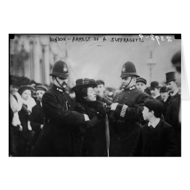Arresto de una Suffragette en Londres Inglaterra c (Anverso (Horizontal))