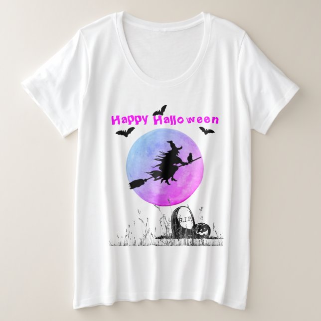 Arriba blanca de Halloween (Anverso del diseño)