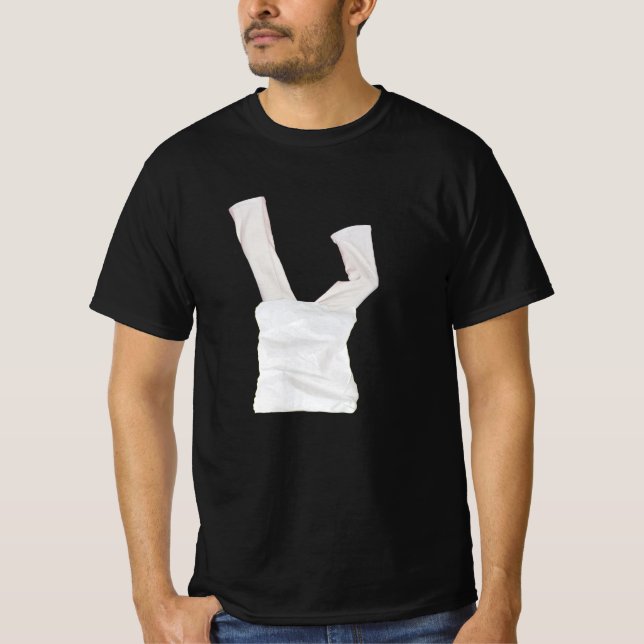 Arriba boca abajo trotamundos Humanismo Camiseta (Anverso)