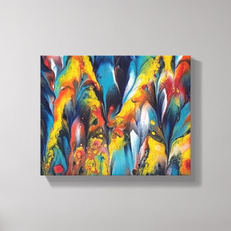 Arriba Cerrar y Feathery2 Imprimir en lienzo de 10