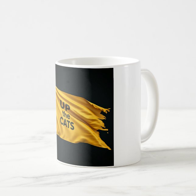 Arriba de la taza de gatos (Anverso derecho)