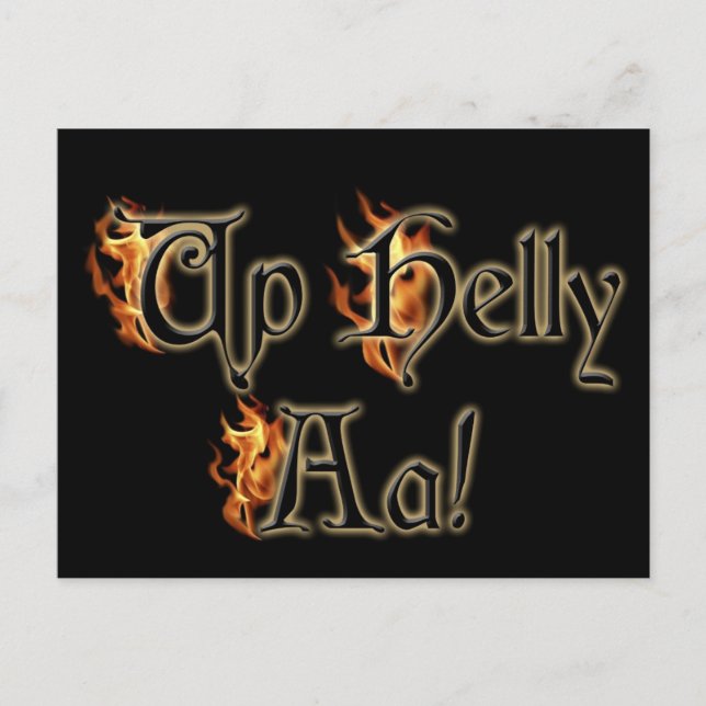 ¡Arriba Helly Aa! Tarjetas de correo de felicitaci (Anverso)