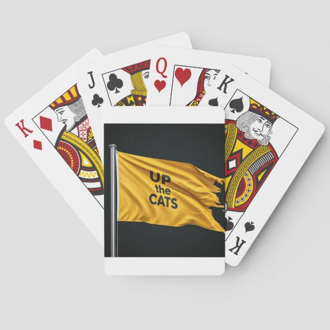 Arriba las cartas de juego de Cats Poker (Reverso)