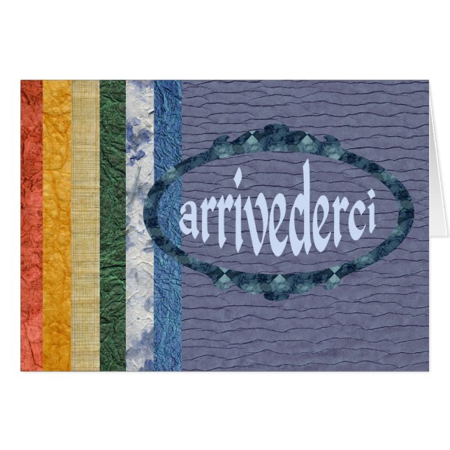 Arrivederci (Anverso (Horizontal))