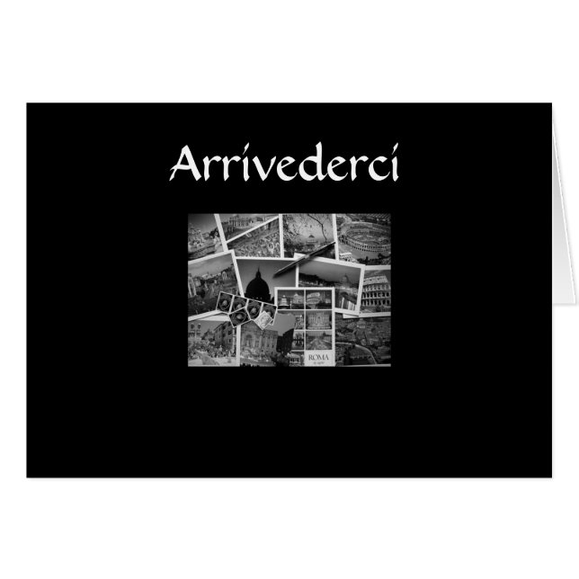 "ARRIVEDERCI, CIAO, BUON BIAGGIO" ESTILO ITALIANO (Anverso (Horizontal))