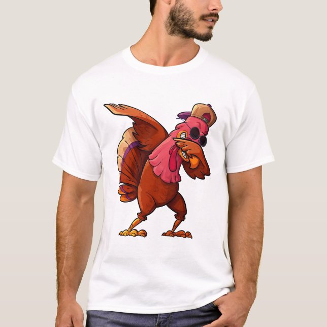 Arrojando la camiseta de Acción de Gracias de Turq (Anverso)