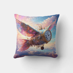 Arrojar almohada con un fantástico ala con la cara