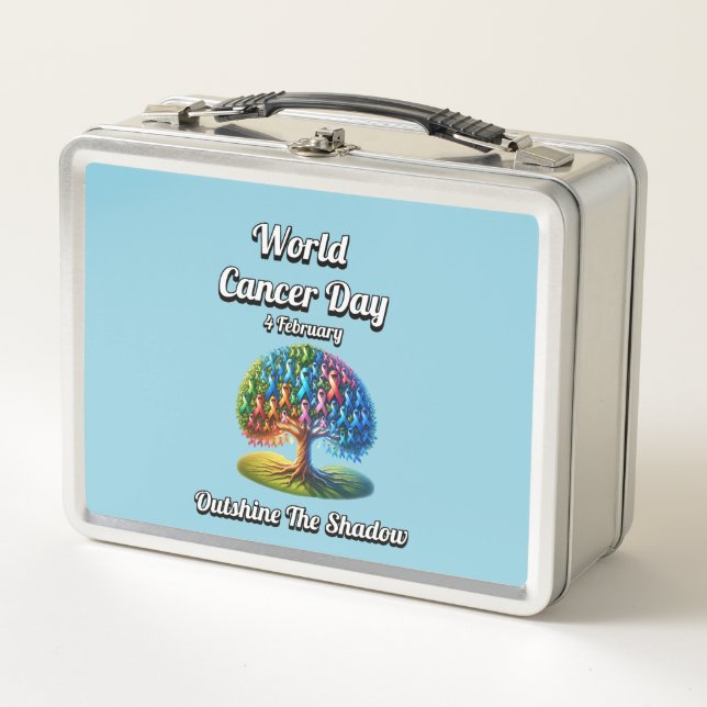 Arrojar la Sombra. Día Mundial del Cáncer (Anverso)