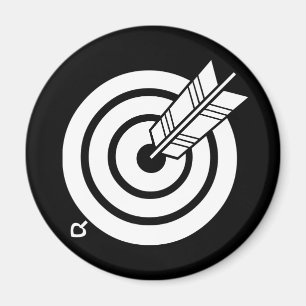 Arrow golpeó los imanes objetivo redondos