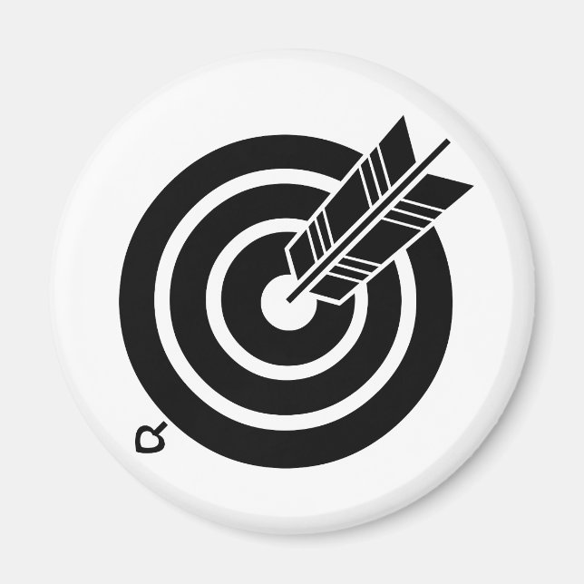 Arrow golpeó los imanes objetivo redondos (Frente)