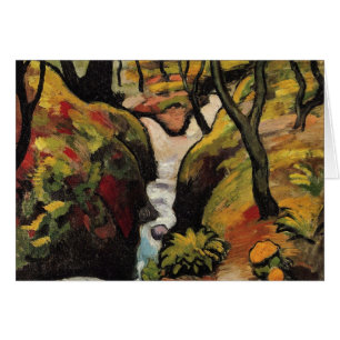Arroyo del bosque de August Macke Expresionismo vi