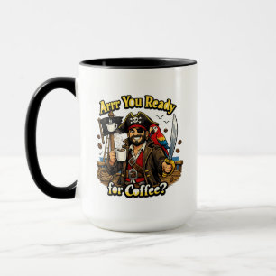 ¡Arrr Estás Listo para el Café? Taza de Café Pirat