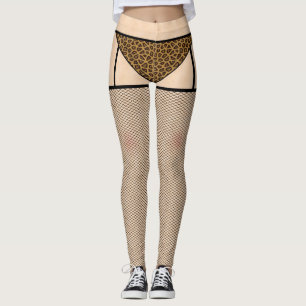 Arsenales de Pescado y Leggings de piel de leopard