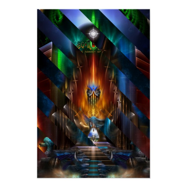 Arsencia Diosa Dorada Razor Corta Poster Perfecto (Anverso)