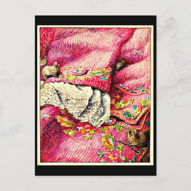 Art-Beatrix Potter 14 niños postales (Anverso)