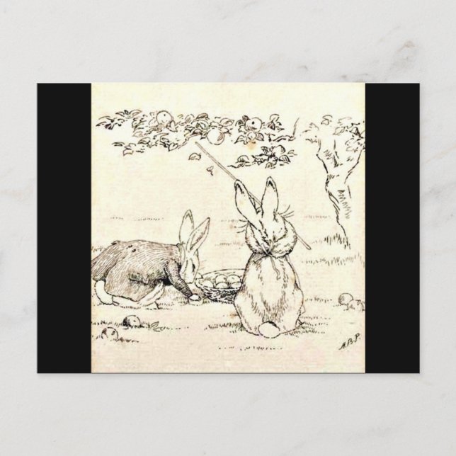 Art-Beatrix Potter 18 niños postales (Anverso)