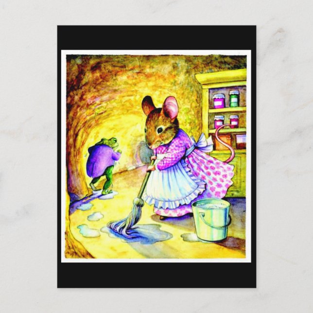 Art-Beatrix Potter 1 para niños postales (Anverso)