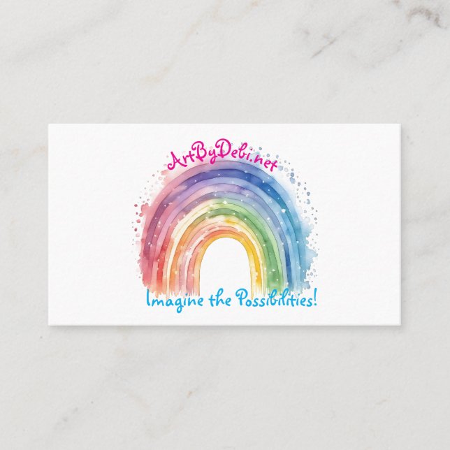 Art By, Tarjeta De Negocio (Anverso)