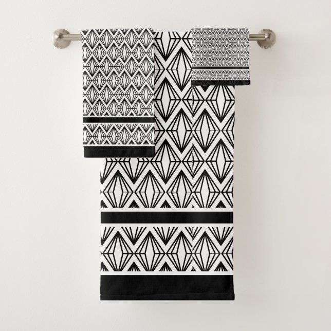Art Deco Blanco y negro (In situ)