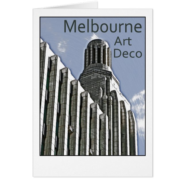 Art déco de Melbourne - edificio del siglo (Frente)