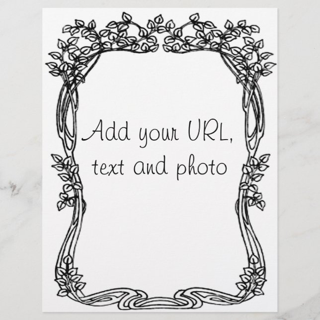 Art Deco deja volantes (Frente)