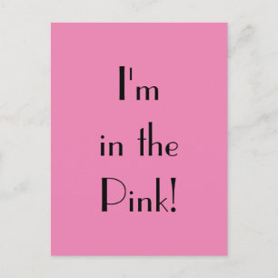 Art Deco en la postal de la frase rosa