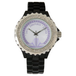 Art deco en lilac y reloj morado