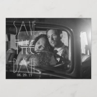 Art Deco Gatsby Save the Date | Tarjeta de invitac