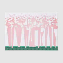 ART DECO Llave de papel de envolvimiento de hojas