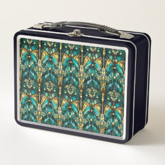 Art Deco Oro, Esmeralda Verde & Azul Teal