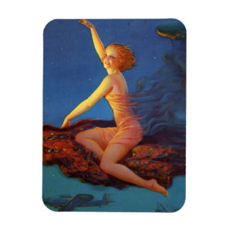 Art Deco Pin up chica ☆ arte ventilado Imán flexib