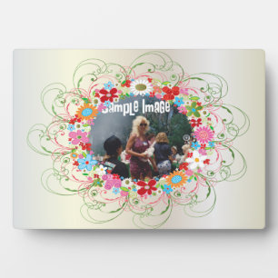 Art Decó Placa de Arte Floral