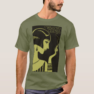 Art déco que fuma la camiseta