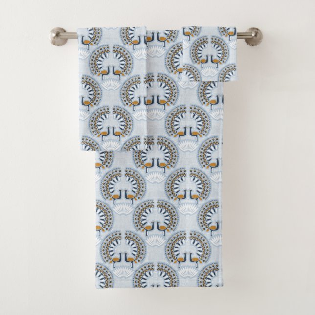 Art Deco retro Peacock (In situ)